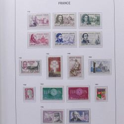 Collection timbres de France 1955-1978 neufs** en album DAVO.