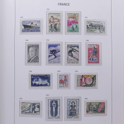 Collection timbres de France 1955-1978 neufs** en album DAVO.
