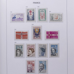 Collection timbres de France 1955-1978 neufs** en album DAVO.