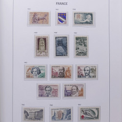Collection timbres de France 1955-1978 neufs** en album DAVO.