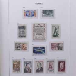 Collection timbres de France 1955-1978 neufs** en album DAVO.