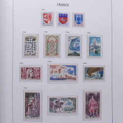 Collection timbres de France 1955-1978 neufs** en album DAVO.
