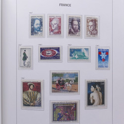 Collection timbres de France 1955-1978 neufs** en album DAVO.