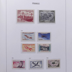 Collection timbres de France 1955-1978 neufs** en album DAVO.