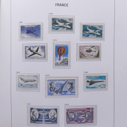 Collection timbres de France 1955-1978 neufs** en album DAVO.