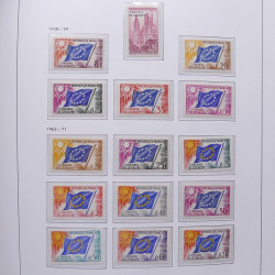 Collection timbres de France 1955-1978 neufs** en album DAVO.