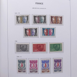 Collection timbres de France 1955-1978 neufs** en album DAVO.