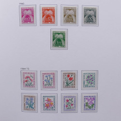 Collection timbres de France 1955-1978 neufs** en album DAVO.