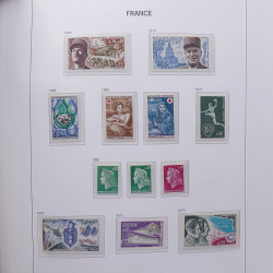 Collection timbres de France 1955-1978 neufs** en album DAVO.