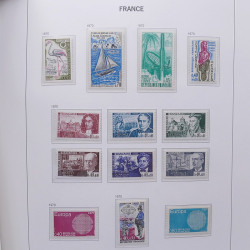 Collection timbres de France 1955-1978 neufs** en album DAVO.