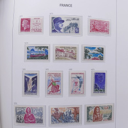 Collection timbres de France 1955-1978 neufs** en album DAVO.