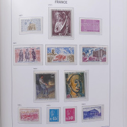 Collection timbres de France 1955-1978 neufs** en album DAVO.