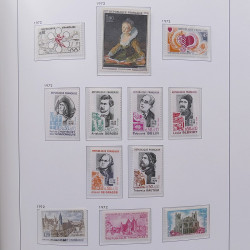 Collection timbres de France 1955-1978 neufs** en album DAVO.
