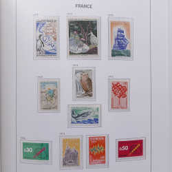 Collection timbres de France 1955-1978 neufs** en album DAVO.