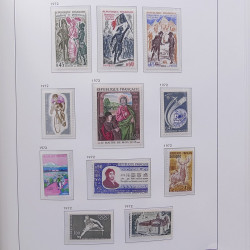 Collection timbres de France 1955-1978 neufs** en album DAVO.