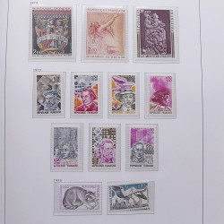 Collection timbres de France 1955-1978 neufs** en album DAVO.