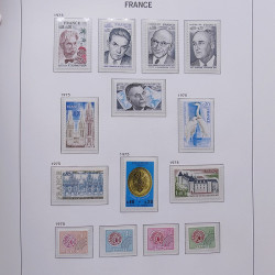 Collection timbres de France 1955-1978 neufs** en album DAVO.