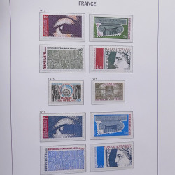 Collection timbres de France 1955-1978 neufs** en album DAVO.