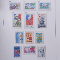 Collection timbres de France 1955-1978 neufs** en album DAVO.