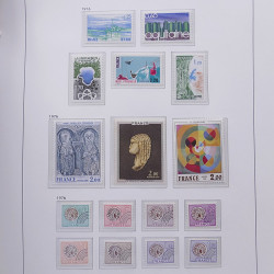 Collection timbres de France 1955-1978 neufs** en album DAVO.