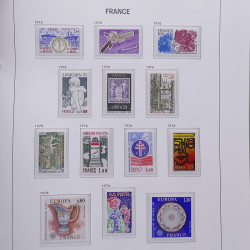 Collection timbres de France 1955-1978 neufs** en album DAVO.