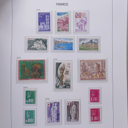 Collection timbres de France 1955-1978 neufs** en album DAVO.
