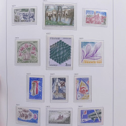 Collection timbres de France 1955-1978 neufs** en album DAVO.