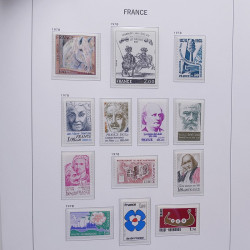 Collection timbres de France 1955-1978 neufs** en album DAVO.