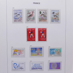 Collection timbres de France 1992-1998 neufs** en album DAVO.