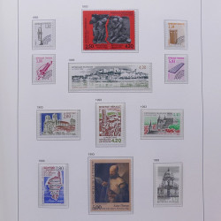 Collection timbres de France 1992-1998 neufs** en album DAVO.