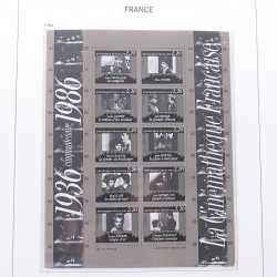 Collection timbres de France 1992-1998 neufs** en album DAVO.