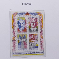 Collection timbres de France 1992-1998 neufs** en album DAVO.