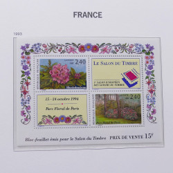 Collection timbres de France 1992-1998 neufs** en album DAVO.