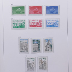 Collection timbres de France 1992-1998 neufs** en album DAVO.
