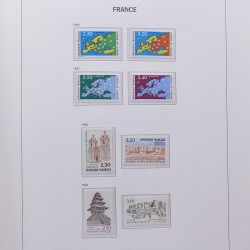 Collection timbres de France 1992-1998 neufs** en album DAVO.