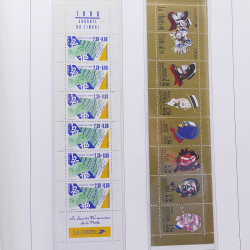 Collection timbres de France 1992-1998 neufs** en album DAVO.