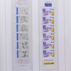 Collection timbres de France 1992-1998 neufs** en album DAVO.