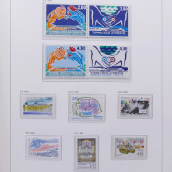 Collection timbres de France 1992-1998 neufs** en album DAVO.