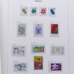 Collection timbres de France 1992-1998 neufs** en album DAVO.