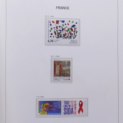 Collection timbres de France 1992-1998 neufs** en album DAVO.