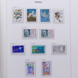 Collection timbres de France 1992-1998 neufs** en album DAVO.