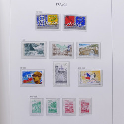 Collection timbres de France 1992-1998 neufs** en album DAVO.