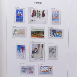 Collection timbres de France 1992-1998 neufs** en album DAVO.