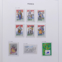 Collection timbres de France 1992-1998 neufs** en album DAVO.