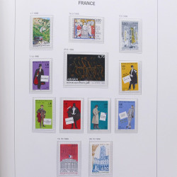 Collection timbres de France 1992-1998 neufs** en album DAVO.