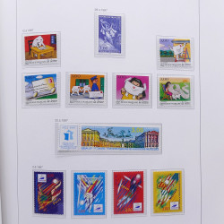 Collection timbres de France 1992-1998 neufs** en album DAVO.