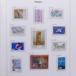 Collection timbres de France 1992-1998 neufs** en album DAVO.