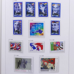 Collection timbres de France 1992-1998 neufs** en album DAVO.
