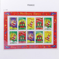 Collection timbres de France 1992-1998 neufs** en album DAVO.
