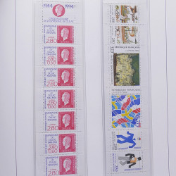 Collection timbres de France 1992-1998 neufs** en album DAVO.